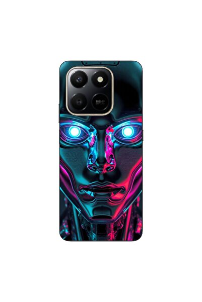 OEM Husa compatibila cu Honor X7d Silicon Gel Tpu Model Chrome Humanoid