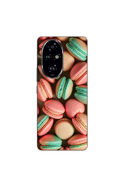 OEM Θήκη συμβατή με Honor 200 Pro από σιλικόνη gel TPU με σχέδιο Νόστιμα Μακαρόν