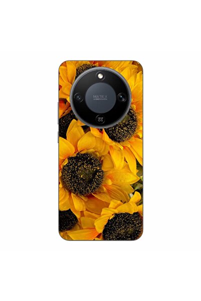 OEM Husa compatibila cu Honor Magic8 Lite Silicon Gel Tpu Model Floarea Soarelui