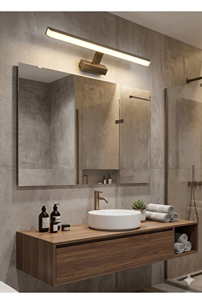 Mutlu Aplik Led Li Resim, Ayna Üstü ,Banyo Eskitme Renk