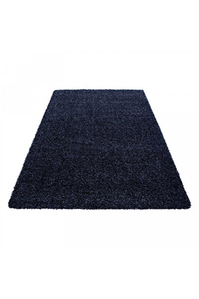 AYYILDIZ Covor Shaggy, Life unicolor, 100 x 200 cm, Bleumarin, Polipropilen, ...