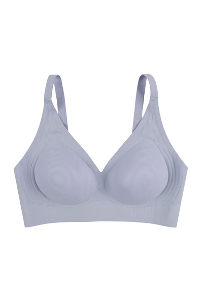 koza iç giyim Seamless Ribbed Camisole Bra Without Underwire with Removable Pads
