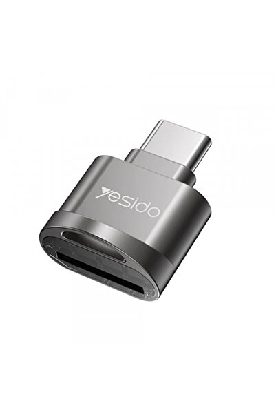 Yesido USB-C Card Reader GS19, USB-A (OTG) - microSD, Grey