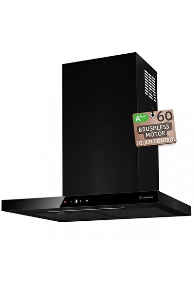 Turbionaire Hota de perete Ama 60 Wall Black, Motor 800 mc/h, Clasa A++, Moto...