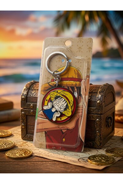Natavanbutık Breloc One Piece Monkey D. Luffy Döner Spinner