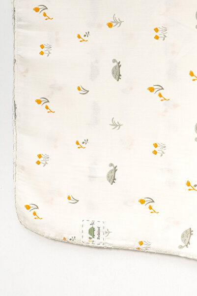 Bebitof Cute Turtle Patterned 7-Piece Boxed Newborn Hospital Discharge Bodysuit Set