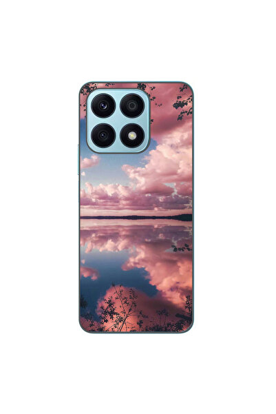 OEM Husa compatibila cu Honor X8a Silicon Gel Tpu Model Pink Clouds
