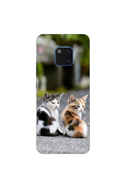 OEM Калъф, съвместим с Huawei Mate 20 Pro, силиконов гел TPU, с шарка на котенца