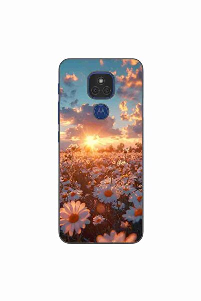 OEM Husa compatibila cu Motorola Moto E7 Plus Silicon Gel Tpu Model Rasarit c...