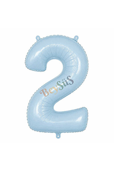 BeySüS 2 بالون من الفويل باللون الأزرق (76 سم)