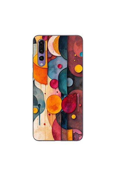 OEM Husa compatibila cu Huawei P20 Pro Silicon Gel Tpu Model Abstract Shapes ...
