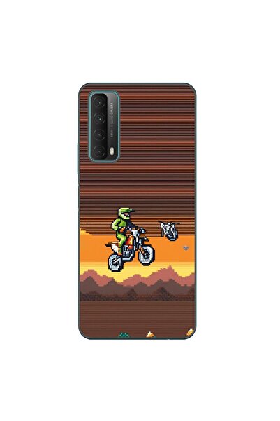 OEM Husa compatibila cu Huawei P Smart 2021 Silicon Gel Tpu Model Pixel Art M...