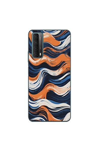OEM Husa compatibila cu Huawei P Smart 2021 Silicon Gel Tpu Model Abstract Cr...