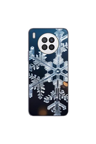 OEM Husa compatibila cu Huawei Nova 8i Silicon Gel Tpu Model Big Snowflake