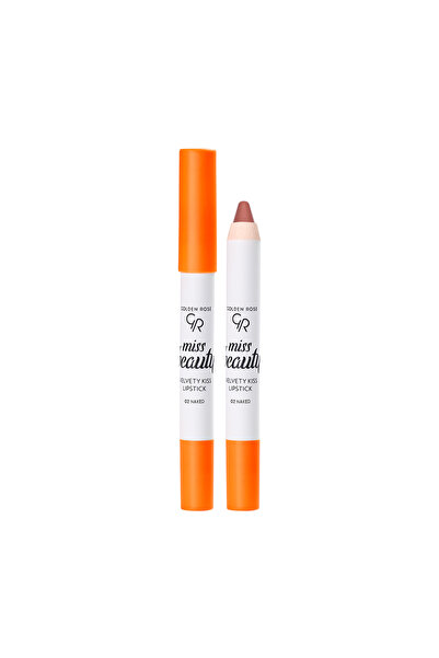 Golden Rose MISS BEAUTY VELVETY KISS LIPSTICK 02 NAKED 3.5GR