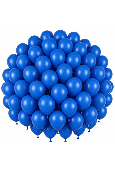 BeySüS بالون لاتكس بلون أزرق باستيل (30 سم) - 50 قطعة