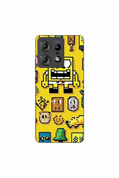 OEM Husa compatibila cu Motorola Edge 50 Pro Silicon Gel Tpu Model Pixel Art ...