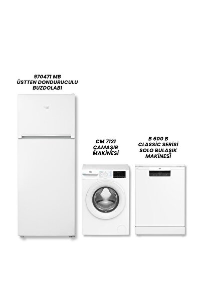 Beko 970471 MB - CM 7121 ÇAMAŞIR MAKİNASI - B 600 B BULAŞIK
