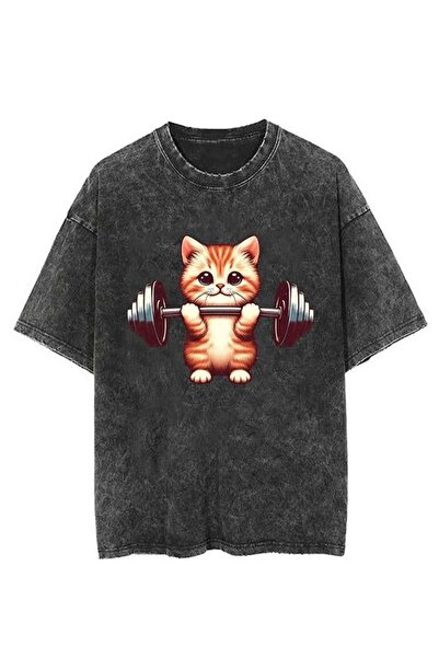bellanova Unisex Oversize Printed T-Shirt Streetwear Comfortable Fit Daily Pr...