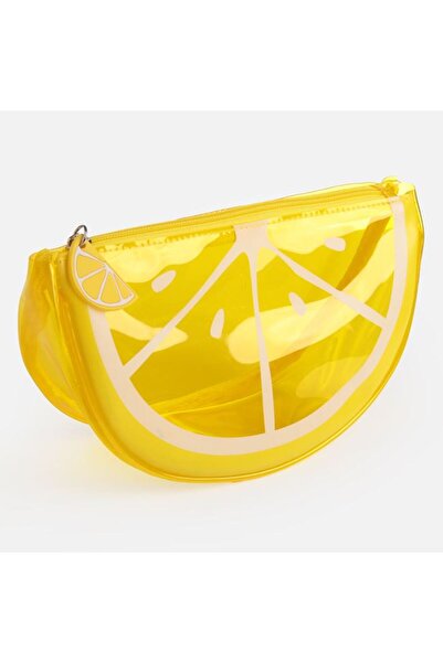 OEM Portfard de Vară Alb, galben, transparent din PVC, Model Lămâie, Organiza...