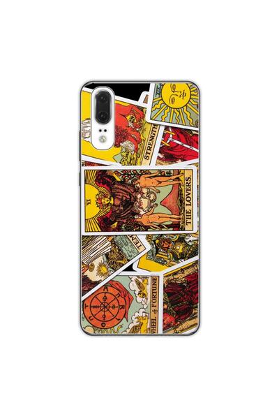 OEM Husa compatibila cu Huawei P20 Silicon Gel Tpu Model Carti Tarot