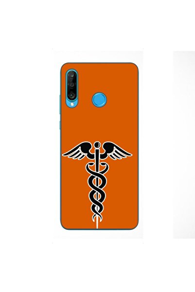 OEM Θήκη συμβατή με Huawei P30 Lite από σιλικόνη gel TPU με σχέδιο φαρμάκων