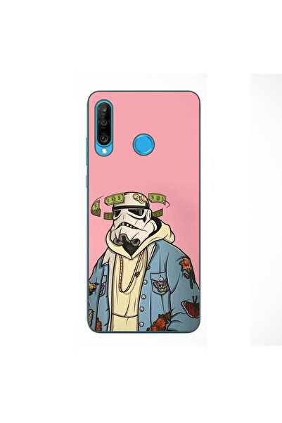 OEM Husa compatibila cu Huawei P30 Lite Silicon Gel Tpu Model Trooper Money