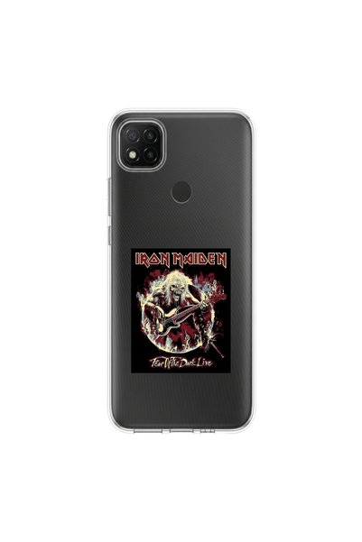 PPKin حافظة شفافة متوافقة مع Redmi 9c مصنوعة من المعدن بتصميم 4