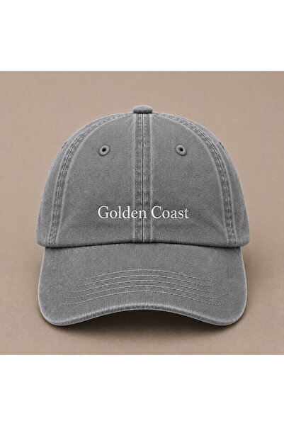 WeavedCo Golden Hours Embroidered Vintage Washed Cap Hat