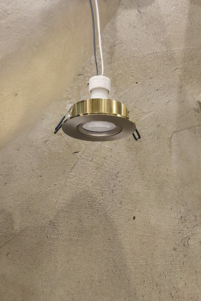 STUDIO BESTAR LIGHTING Sıva Altı Satin Nikel Kaplamalı Çerçeve Kenarı Gold Ka...