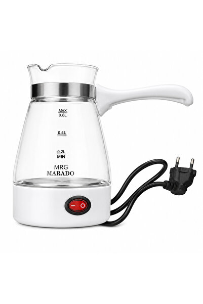 MRG Water Kettle MMA1634, Glass 0.8L, 600W, Overheating Protection