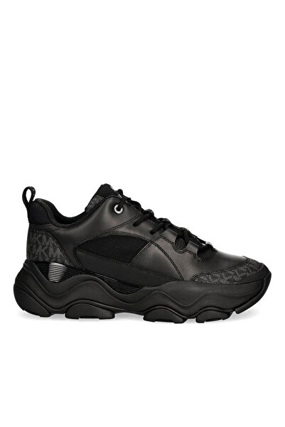 Michael Kors Ανδρικά Δερμάτινα Altlas Sneakers Μαύρα 42F4ATFS3D-001