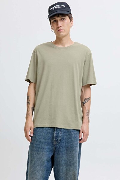 Jack & Jones Мъжка тениска от морска трева JJEORGANIC BASIC TEE SS O-NECK NOO...