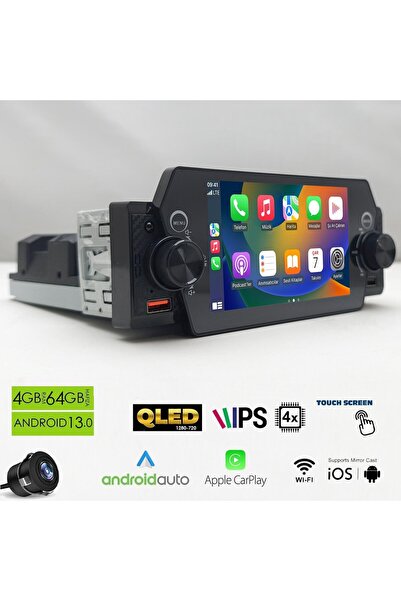megavox MGX-5101 Android Double Single Dın 5 İnç 4+64GB BT/USB/DSP/FM/GPS/Car...