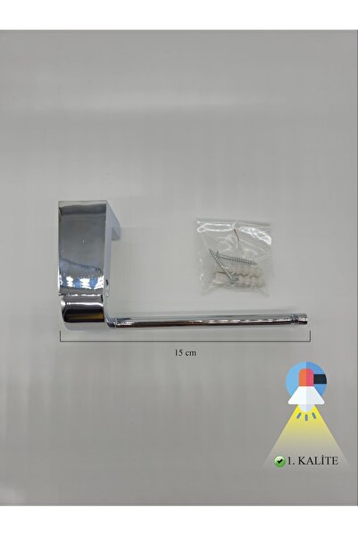 Filia Yapı Open Toilet Paper Holder Stainless Brass Polished Chrome