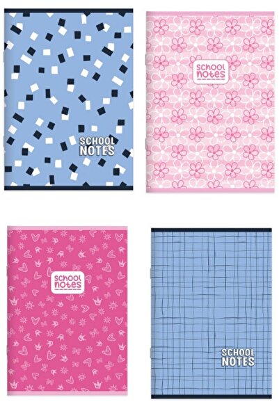 KESKİN COLOR A4 ÇİZGİLİ DEFTER KARTON KAPAK 80 YAPRAK (2 ADET)