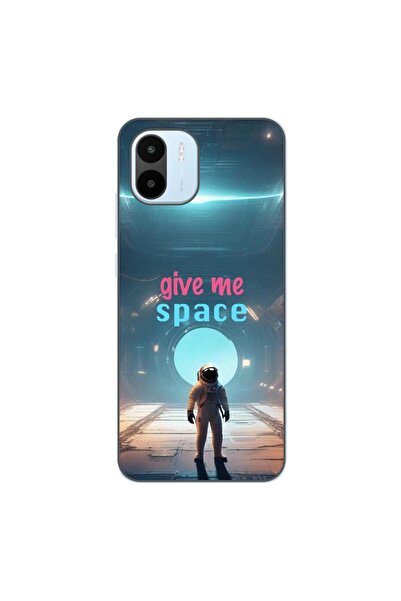 OEM Case compatible with Xiaomi Redmi A1 Silicone Gel Tpu Model Give Me Space