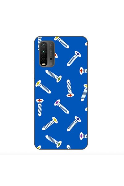 OEM Case compatible with Xiaomi Redmi 9T Silicone Gel Tpu Model Screws Pattern