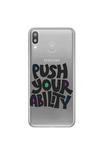 Other Samsung M20 Push Your Ability Transparent Silicone TPU Θήκη