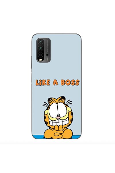 OEM Husa compatibila cu Xiaomi Redmi 9T Silicon Gel Tpu Model Garfield Like A...