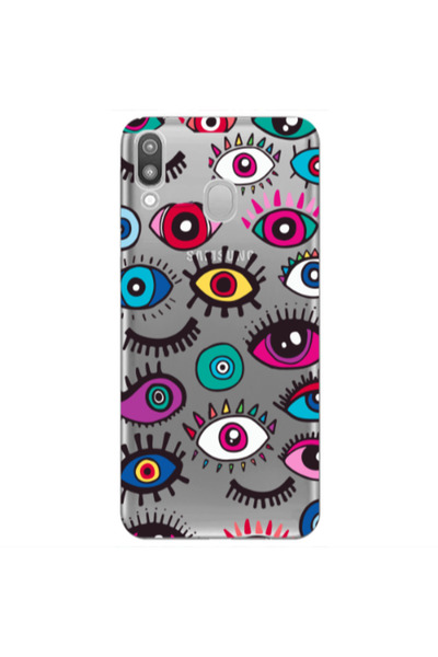 Other Samsung M20 Multiple eyes Transparent Silicone TPU Θήκη