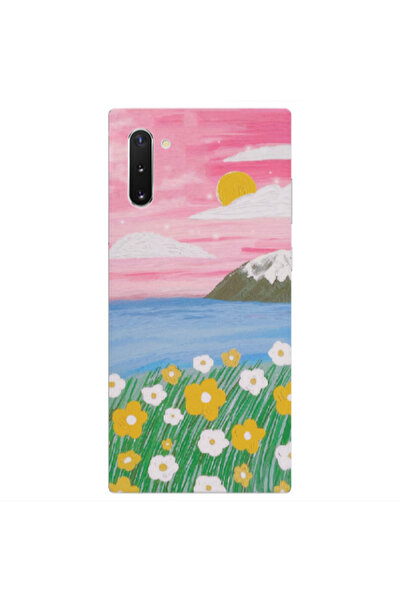 Other Samsung Note 10 Plus Sun and Flowers Transparent Silicone TPU Θήκη