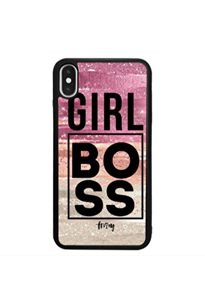 Other Apple iPhone X Girl boss friday Black Glossy Θήκη