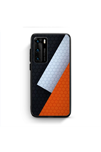 Other Huawei P40 Coated hexagon Black Glossy Θήκη