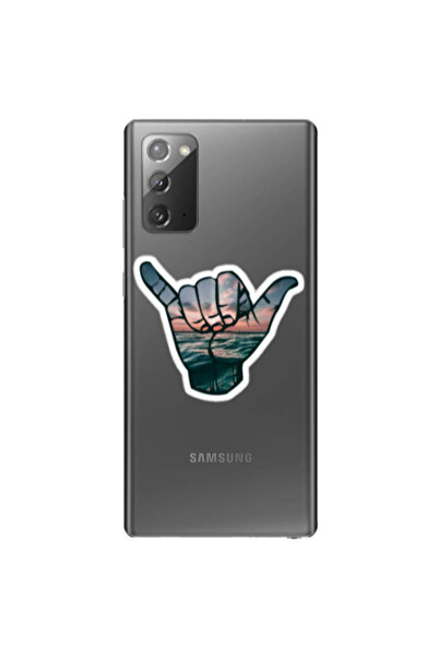 Other Samsung Note 20 Hand Transparent Silicone TPU Θήκη