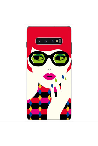 Other Samsung S10 Plus Red hair girl Transparent Silicone TPU Θήκη