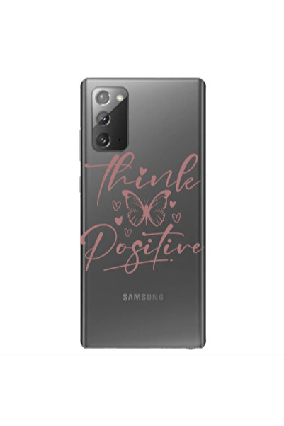 Other Samsung Note 20 Think Positive Transparent Silicone TPU Θήκη