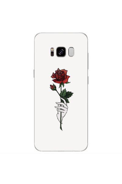 Other Samsung S8 Rose in hand Transparent Silicone TPU Θήκη