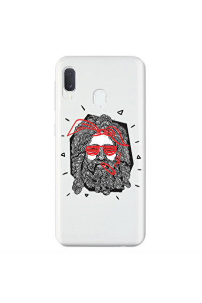 Other Samsung A20E Cool glasses Transparent Silicone TPU Θήκη
