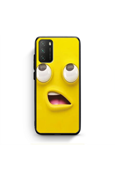 Other Xiaomi Poco M3 Confused face Black Glossy Θήκη